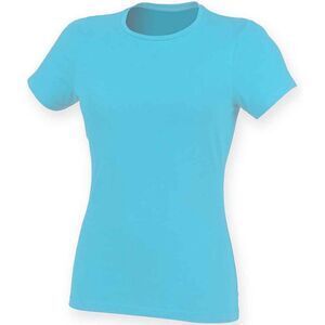 SF Womens/Ladies Feel Good T-Shirt / Surf Blue